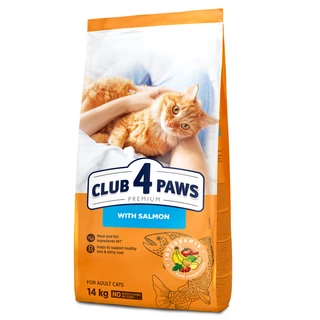 Клуб 4 Лапи Adult Cats Salmon - сухий корм з лососем для дорослих котів