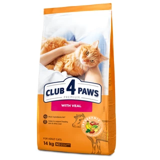 Клуб 4 Лапи Adult Cats Veal - сухий корм з телятиною для дорослих котів