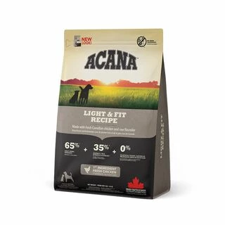 Acana Light &amp; Fit Recipe - сухий корм для дорослих собак для підтримки здорової ваги тіла