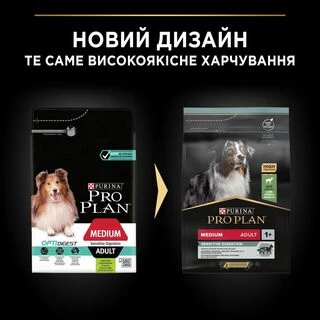 Purina Pro Plan Dog Adult Medium Sensitive Digestion Lamb Сухий корм з ягням для дорослих собак середніх порід із чутливим травленням