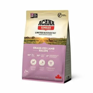 Acana Grass-Fed Lamb - сухий корм з ягням для дорослих собак з чутливим травленням